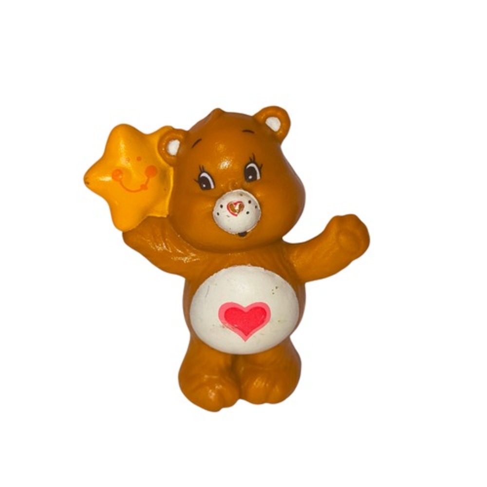 1983 AGC Care Bears Tenderheart Bear With Star 2" Figure